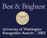 UW Recognition Awards 2003 - A special supplement to University Week